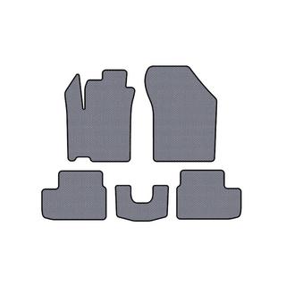 Rubber Floor Mats Carsuit (HB, Grey) Opel Agila 2007-2015 photo 1