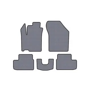 Rubber Floor Mats Carsuit (HB, Grey)