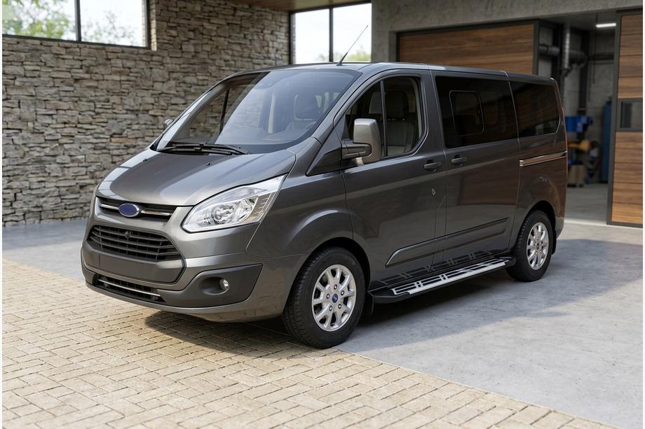 Ford Custom 2013-2022 Side Steps Sunrise (2 pcs, Aluminum) Image