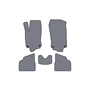 Rubber Floor Mats Carsuit (Gray) photo 1