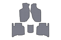 Opel Frontera 1998-2003 Rubber floor mats Carsuit (5-door, grey) photo 1