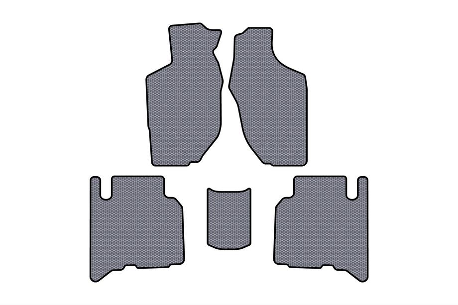 Opel Frontera 1998-2003 Rubber floor mats Carsuit (5-door, grey) Image