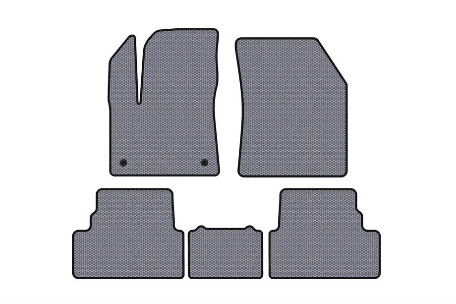 Opel Grandland X 2017- Rubber Floor Mats Carsuit (2017-2021, Gray) Image