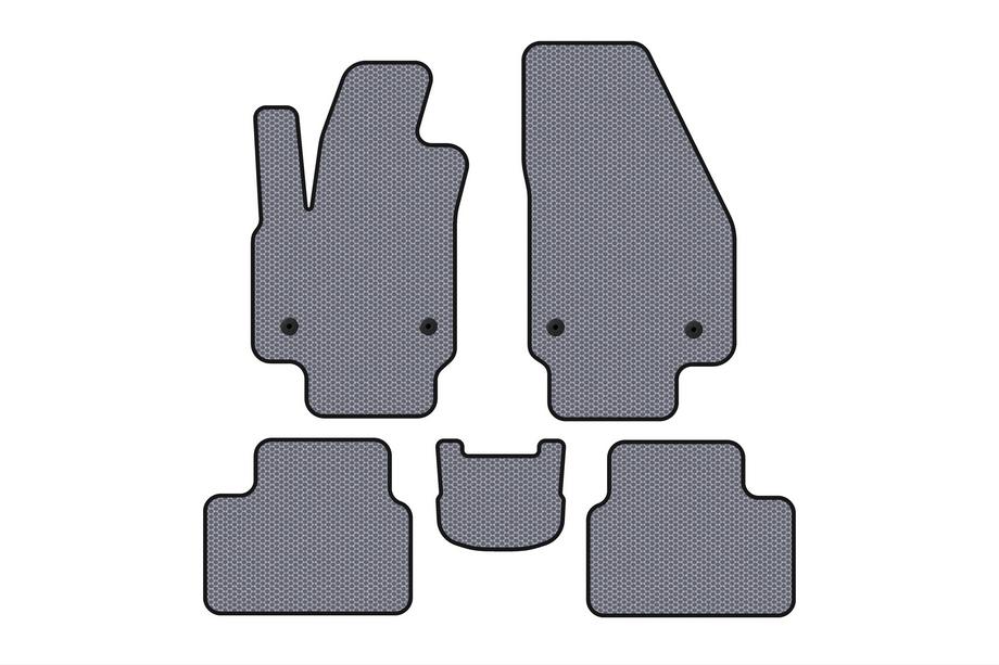 Opel Meriva 2010-2017 Rubber Floor Mats Carsuit (Gray) Photo 1