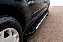 Ford Custom 2013-2022 Side Steps RedLine V1 (2 pcs, Aluminum) photo 1