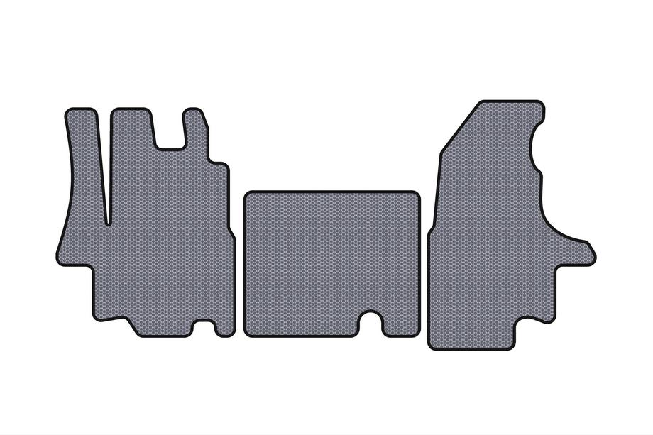 Opel Movano 2004-2010 Rubber Floor Mats Carsuit (Gray) Image