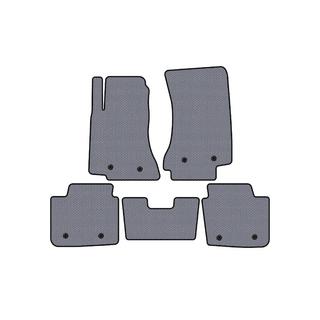 Rubber Floor Mats Carsuit (SD, Gray) Opel Omega B 1994-2003 photo 1