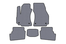 Opel Zafira A 1998-2005 Rubber floor mats Carsuit (2 rows, 2003-2005, 7-seater, gray) photo 1
