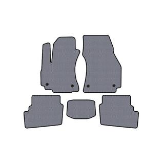 Rubber floor mats Carsuit (2 rows, 2003-2005, 7-seater, gray) Opel Zafira A 1998-2005 photo 1