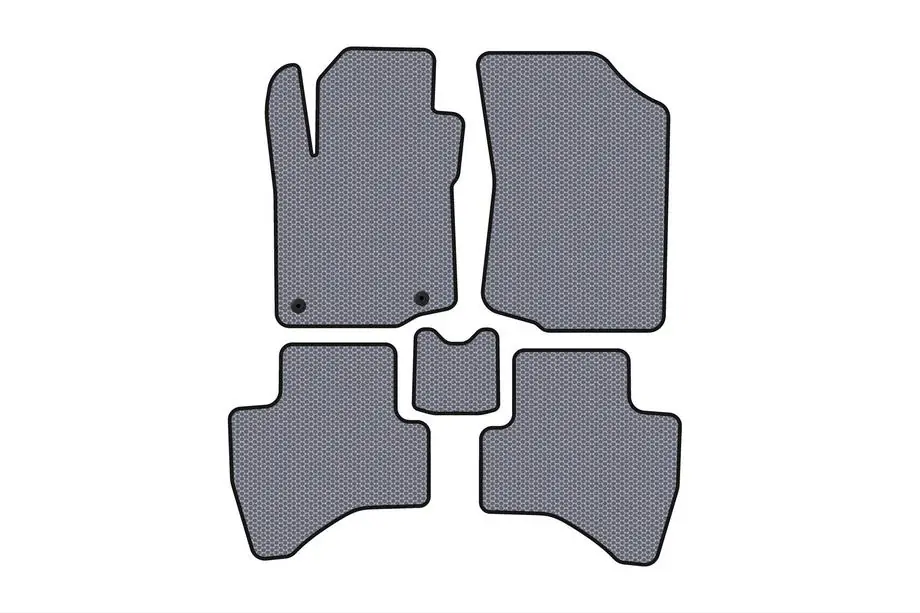 Peugeot 107 2005-2014 Rubber Floor Mats Carsuit (HB, Grey) Image