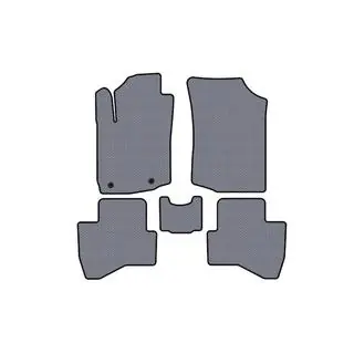 Rubber Floor Mats Carsuit (HB, Grey)