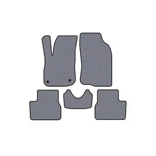 Rubber Floor Mats Carsuit (Gray)