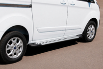 Ford Custom 2013-2022 Side Steps Line (2 pcs, Aluminum) photo 1