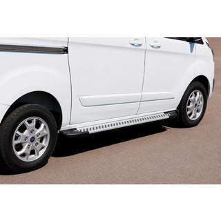 Side Steps Line (2 pcs, Aluminum) Ford Custom 2013-2022 photo 1