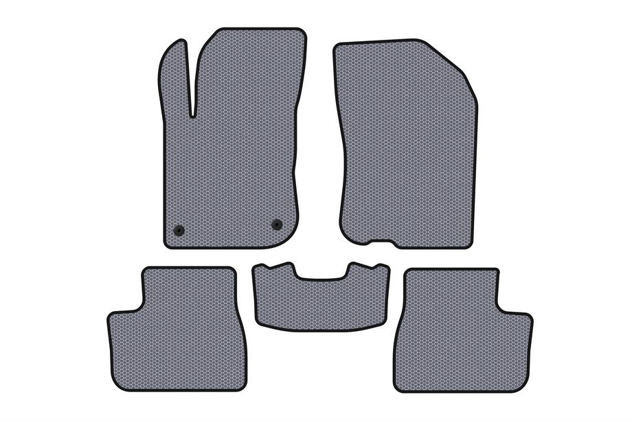 Peugeot 208 2012-2019 Rubber Floor Mats Carsuit (Gray) Photo 1
