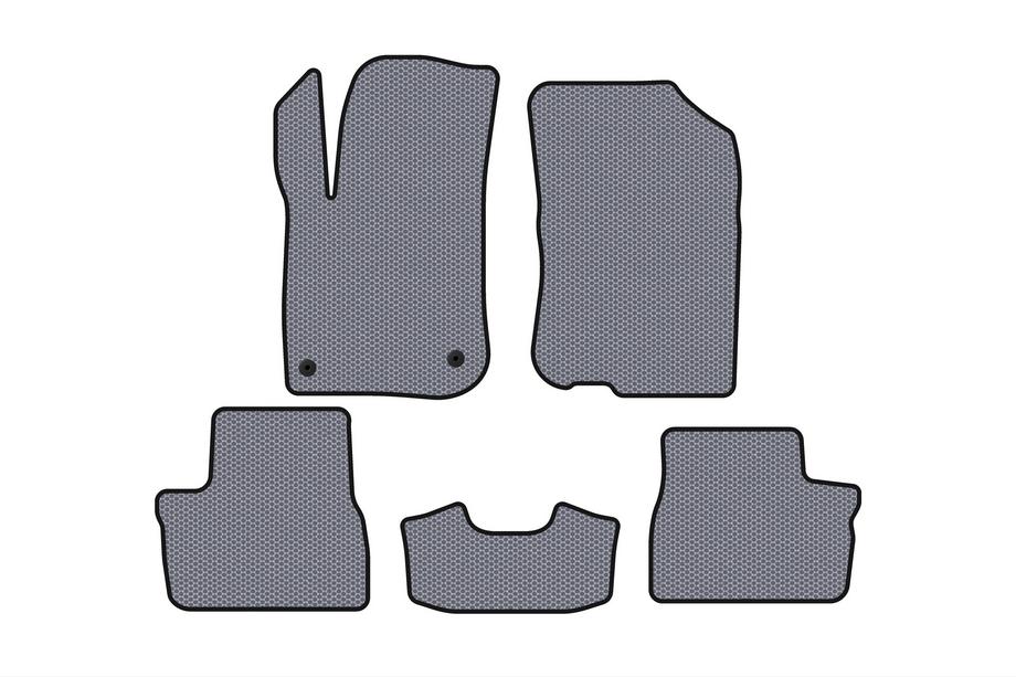 Peugeot 208 2012-2019 Rubber floor mats Carsuit (HB, 5-door, grey) Photo 1