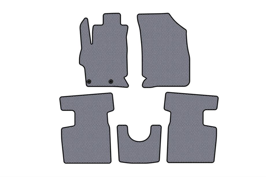 Peugeot 301 2012- Rubber floor mats Carsuit (2017+, SD, gray) Image