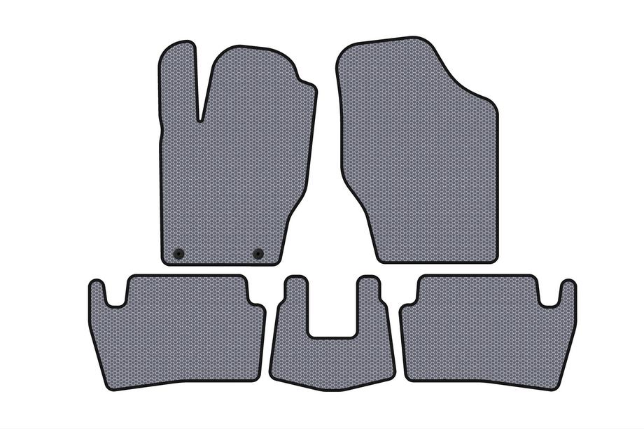 Peugeot 307 2001-2008 Rubber floor mats Carsuit (2001-2005, HB, 5-door, gray) Image