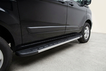 Ford Custom 2013-2022 Side Steps Duru (2 pcs, Aluminum) Short Wheelbase photo 1