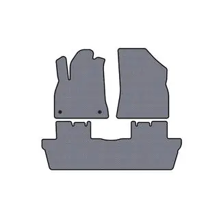 Rubber Floor Mats Carsuit (Gray) photo 1