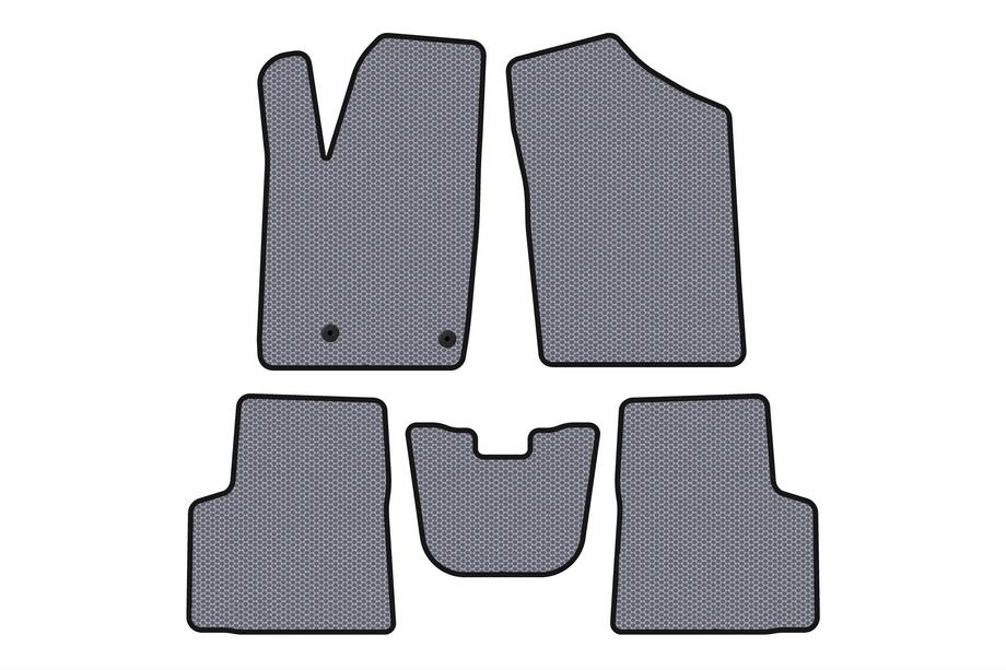 Peugeot Partner 1996-2008 Rubber Floor Mats Carsuit (Gray) Image