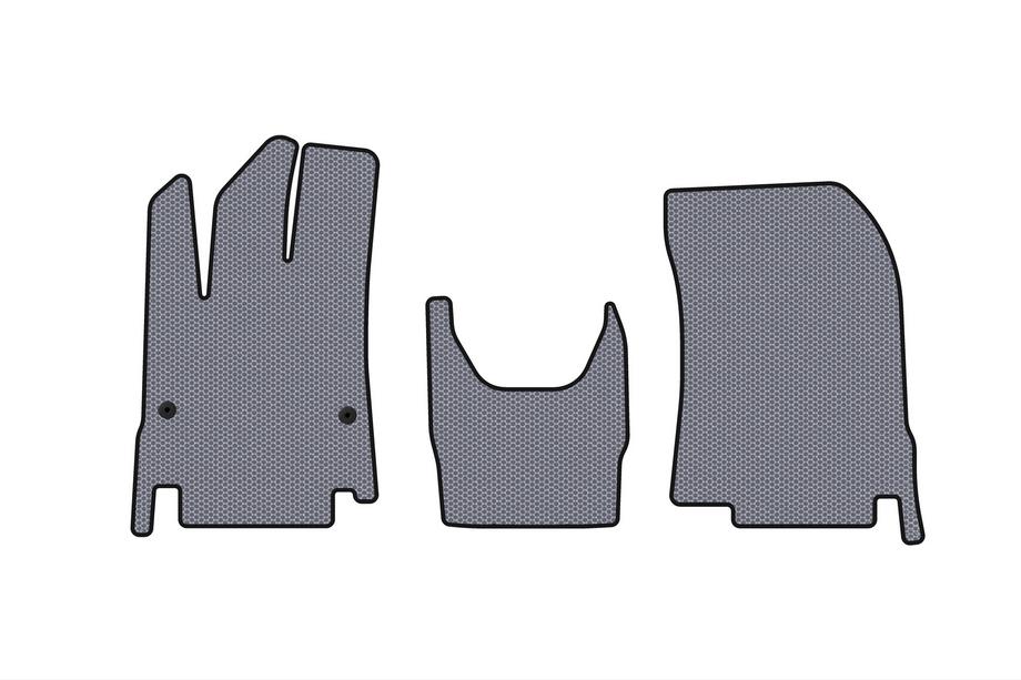 Peugeot Partner/Rifter 2019- Rubber Floor Mats Carsuit (Gray) Image