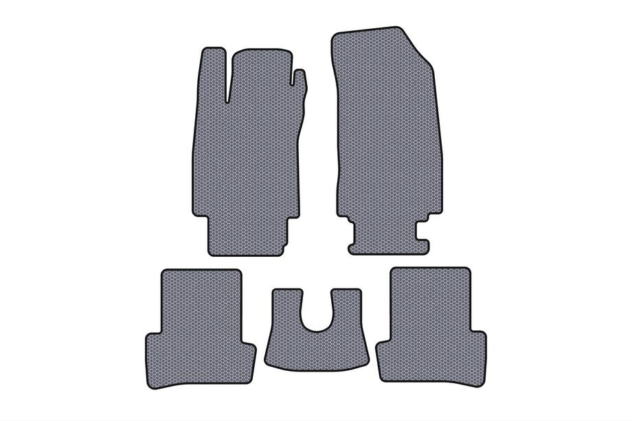 Renault Clio III 2005-2012 Rubber Floor Mats Carsuit (Gray) Image