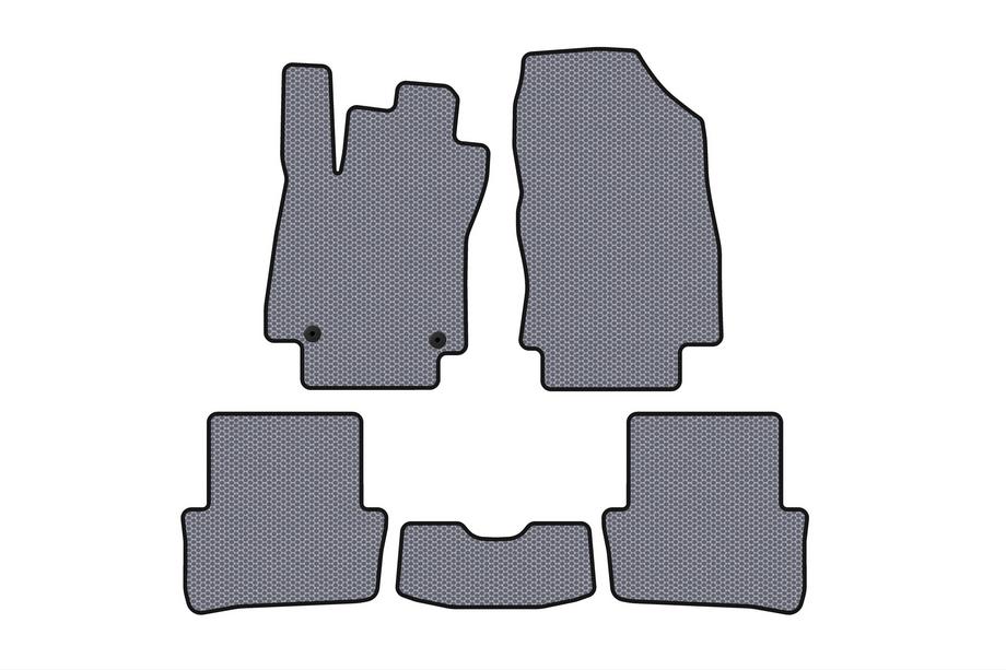 Renault Clio IV 2012-2019 Rubber floor mats Carsuit (2012-2016, HB, 5-door, gray) Image