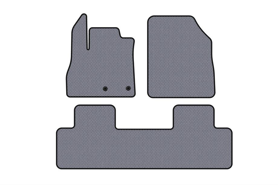 Renault Scenic/Grand 2016–2025 Rubber floor mats Carsuit (5-seater, grey) Image