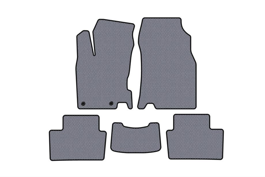 Renault Kadjar 2015-2022 Rubber Floor Mats Carsuit (2015-2018, Gray) Image