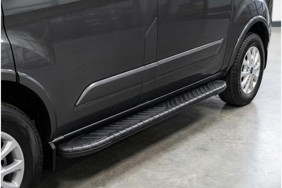 Ford Custom 2013-2022 Side Steps Bosphorus Black (2 pcs, Aluminum) Image