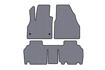 Renault Kangoo 2008–2020 Rubber floor mats Carsuit (2 rows, 5-door/7-seater, grey) photo 1