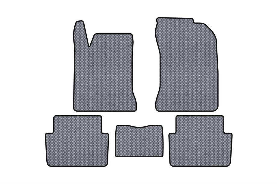 Renault Laguna 2001-2007 Rubber Floor Mats Carsuit (SW, Grey) Image