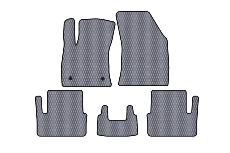 Renault Megane IV 2016-2025 Rubber Floor Mats Carsuit (HB, Grey) Image