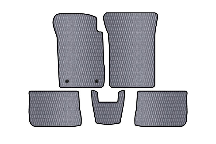 Renault Symbol 2008-2013 Rubber Floor Mats Carsuit (SD, Gray) Image