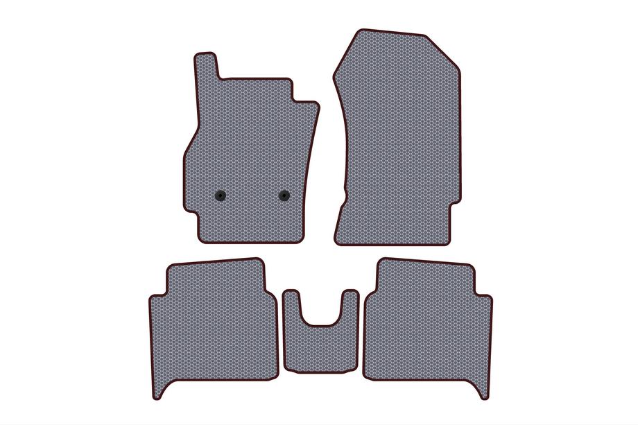 Renault Zoe 2012-2019 Rubber Floor Mats Carsuit (HB, Grey) Image