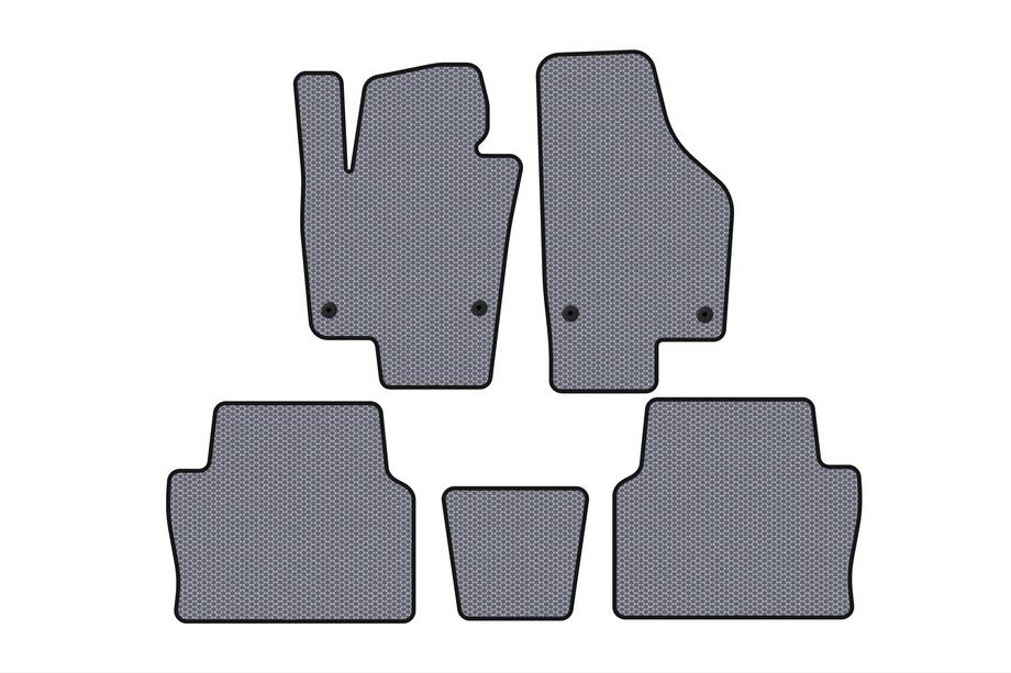 Seat Alhambra 2010- Rubber Floor Mats Carsuit (2 Rows, Grey) Photo 1