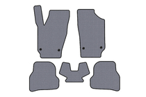 Seat Ibiza 2010-2017 Rubber floor mats Carsuit (2010-2012, HB, 5-door, gray) photo 1