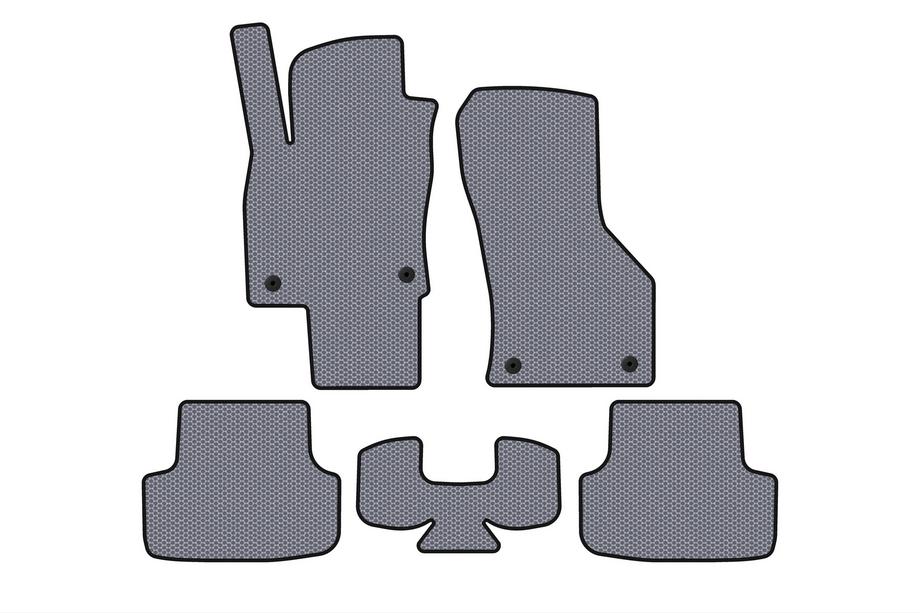 Seat Leon 2013-2020 Rubber Floor Mats Carsuit (Gray) Image