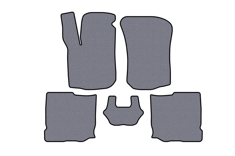 Seat Leon 1999-2005 Rubber floor mats Carsuit (HB, 5-door, grey) Image
