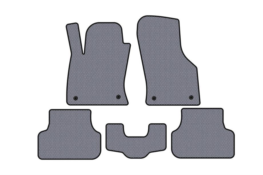 Seat Leon 2013-2020 Rubber floor mats Carsuit (2013-2016, SW, gray) Image