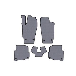 Rubber Floor Mats Carsuit (SD, Gray) Skoda Fabia 2000-2007 photo 1
