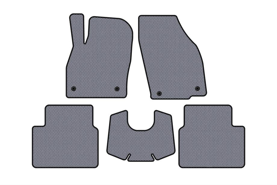 Skoda Kamiq 2019- Rubber floor mats Carsuit (Automatic, gray) Image
