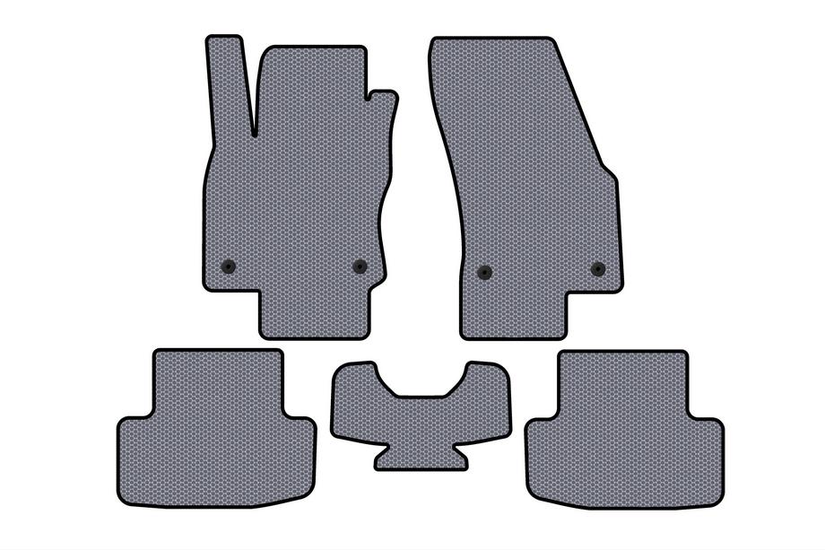 Skoda Karoq 2018- Rubber Floor Mats Carsuit (Gray) Photo 1