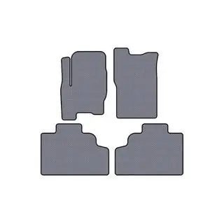 Rubber Floor Mats Carsuit (Gray)