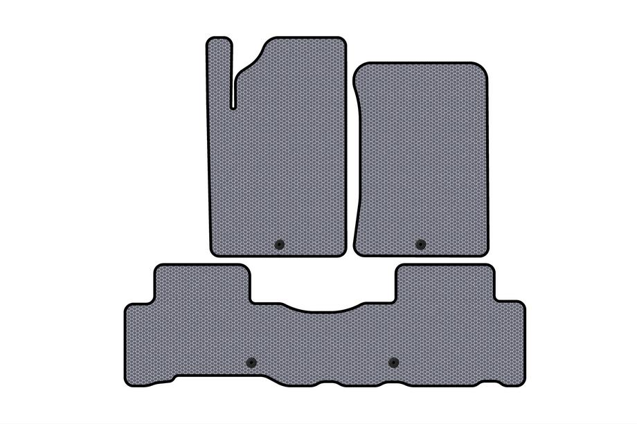 SsangYong Rexton II 2017- Rubber Floor Mats Carsuit (Gray) Image
