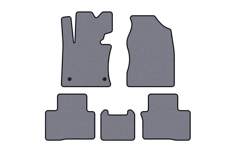 SsangYong Tivoli 2015- Rubber Floor Mats Carsuit (Gray) Image