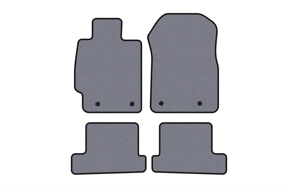 Subaru BRZ 2012-2021 Rubber Floor Mats Carsuit (Coupe, Grey) Image