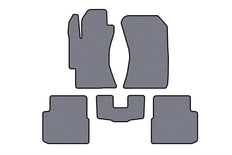 Subaru Impreza 2007-2011 Rubber Floor Mats Carsuit (HB, Grey) Image