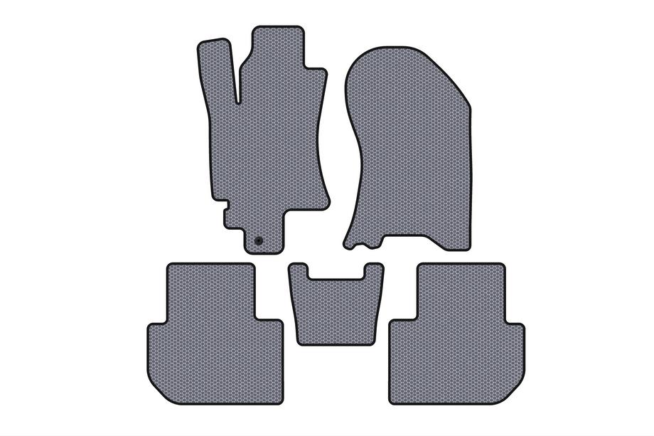 Subaru Tribeca 2005-2014 Rubber Floor Mats Carsuit (Gray) Image
